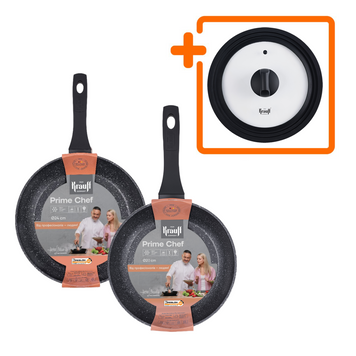 Набор сковород 24см и 20см Prime Chef Krauff + ПОДАРКИ 66-444-577 фото