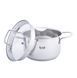 Набор кастрюль Cook&Joy 4,6л, 3,5л, 1,8л и сковороды 28см и WOK 28см Smart Fry Krauff 66-444-462 фото 2