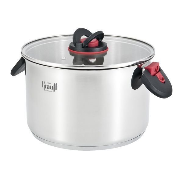 Каструля Prime Chef Krauff 6,1л зі скляною кришкою 66-444-570 фото