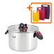 Каструля Prime Chef Krauff 6,1л зі скляною кришкою 66-444-570 фото 1
