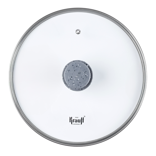 Набор сковород Smart Fry 26см, 28см и блинной сковороды 24см с крышками 26см и 28см Krauff 66-444-671 фото