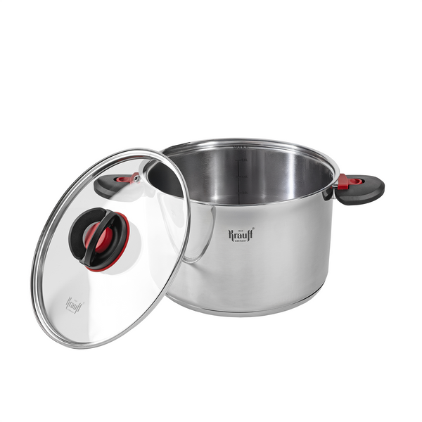 Кастрюля Prime Chef Krauff 4,7л со стеклянной крышкой 24см 66-444-416 фото