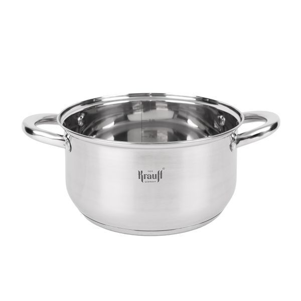 Набір каструль та ковша Prime Chef зі скляними кришками, сковорід, Krauff + ПОДАРУНКИ 66-444-673 фото